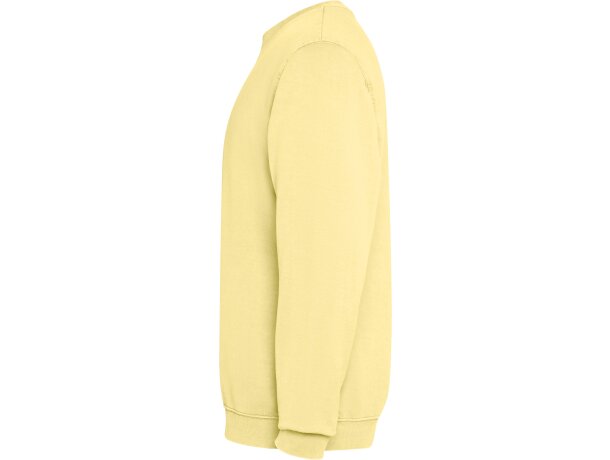 Sudadera Roly Jaya algodón 250 g/m² efecto lavado unisex Amarillo sweet lavado detalle 7