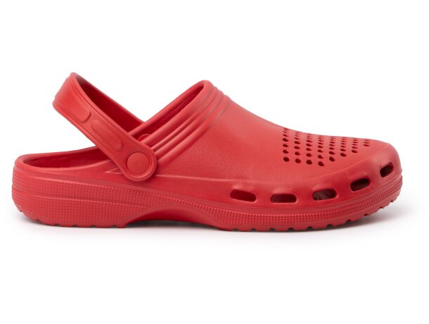 Zueco Eva Dan Roly con tira de sujeción ajustable Rojo detalle 27