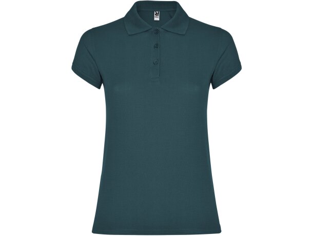 Polo STAR WOMAN Roly azul tormenta