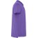 Polo Roly WOS manga corta tejido piqué stretch unisex Iris purpura detalle 68