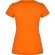 Camiseta técnica Roly Montecarlo naranja fluor