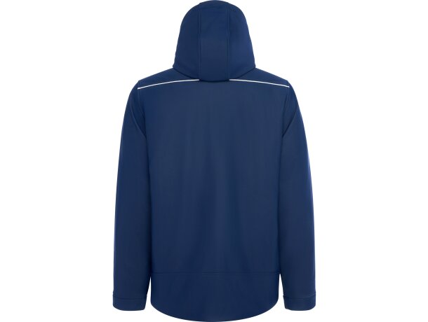 Parka técnica Emin Roly impermeable transpirable unisex Marino detalle 10