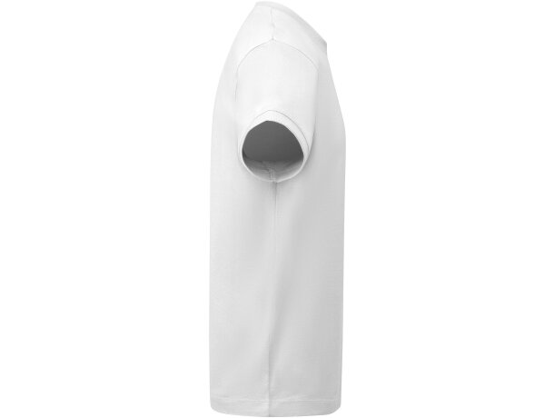 Camiseta Gruesa De Hombre En Manga Corta De Algodón VEZA Roly blanco