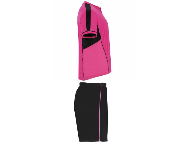 Conjunto deportivo Roly BOCA fucsia/negro