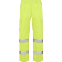 Pantalón Alfa Roly amarillo fluor reflectante