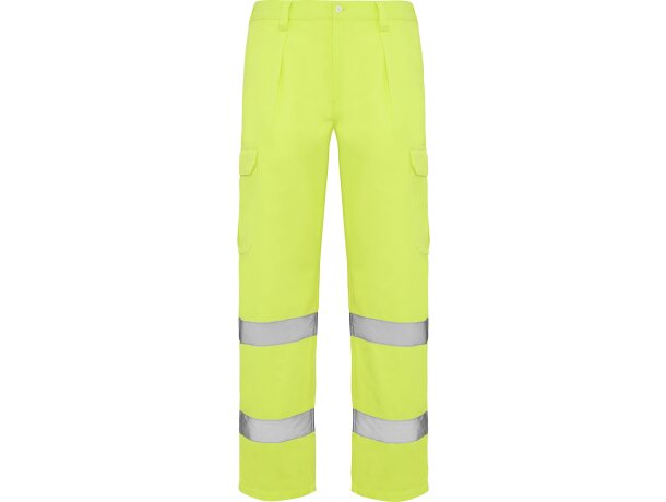 Pantalon ALFA Roly de alta visibilidad amarillo fluor