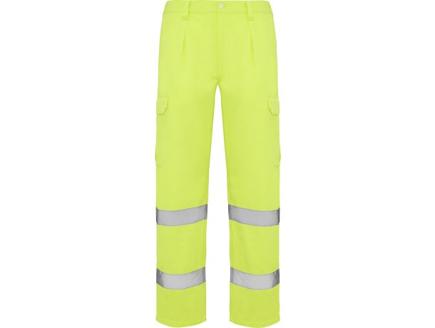 Pantalon ALFA Roly de alta visibilidad amarillo fluor