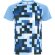 Camiseta técnica Ventor Roly poliéster interlock manga raglán Azul sweet detalle 9