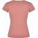 Camiseta de mujer VICTORIA con cuello V Roly naranja clay