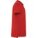 Polo Roly WOS manga corta tejido piqué stretch unisex Rojo detalle 64