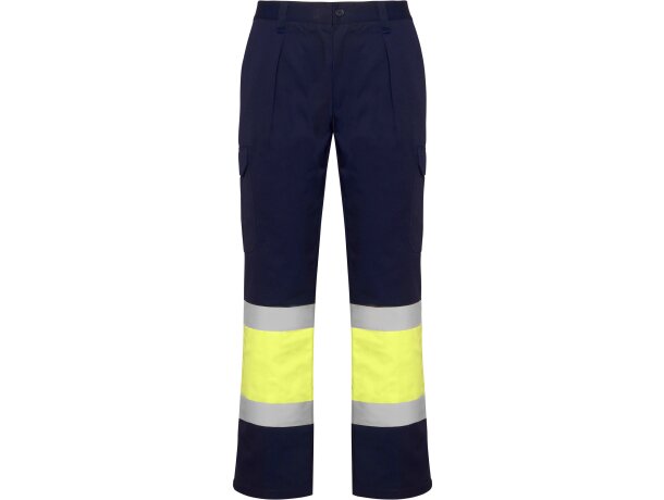 Pantalon invierno SOAN Roly de alta visibilidad marino/amarillo fluor