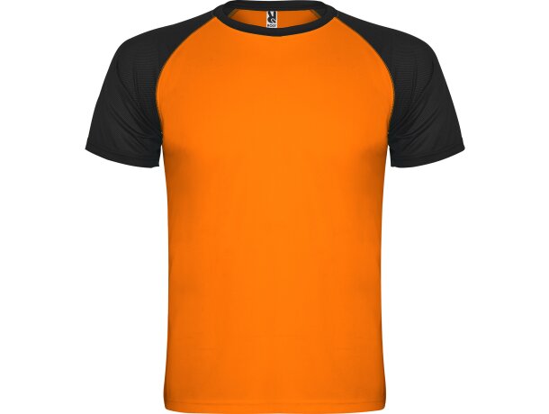 Camiseta INDIANAPOLIS Roly naranja fluor/negro