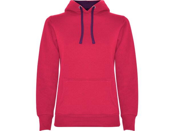 Sudadera URBAN WOMAN Roly con capucha roseton/purpura