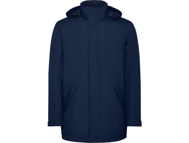 Parka America Roly con certificación GRS en poliéster reciclado Marino detalle 23