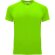 Camiseta técnica Roly BAHRAIN verde fluor