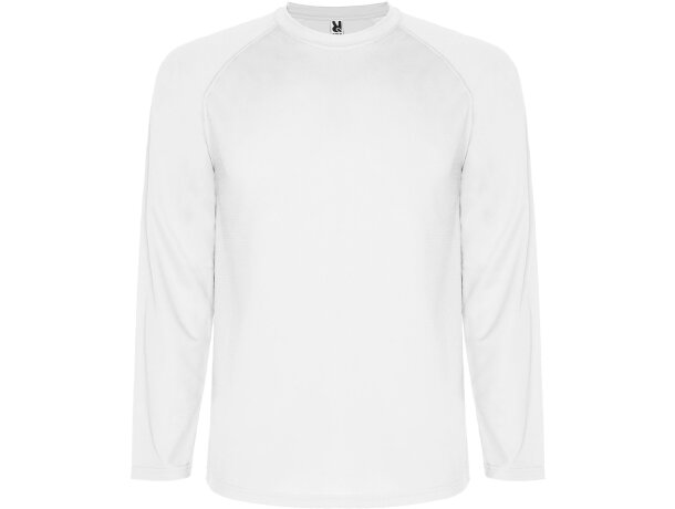 Camiseta técnica Roly MONTECARLO L/S naranja fluor