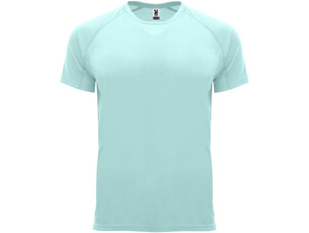 Camiseta técnica Roly BAHRAIN verde menta