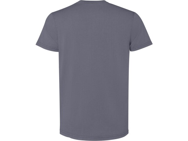 Camiseta Corgi Roly de algodón peinado 180 g para hombre Gris cielo lavado detalle 14