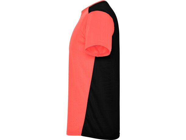 Camiseta DETROIT Roly coral fluor/negro