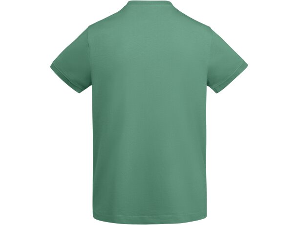 Camiseta Gruesa De Hombre En Manga Corta De Algodón VEZA Roly menta oscuro