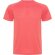 Camiseta técnica MONTECARLO manga corta unisex Roly 135 gr coral fluor