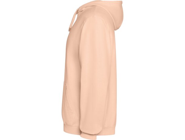 Sudadera Kenia Roly algodón 250 g/m² efecto lavado con capucha Papaya claro lavado detalle 23