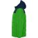 Parka acolchada Tallin Roly repelente al agua con capucha Verde helecho/marino detalle 22