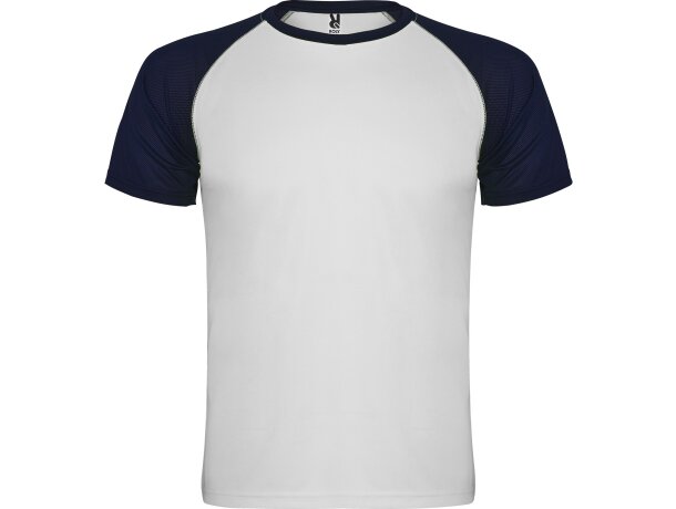 Camiseta INDIANAPOLIS Roly blanco/marino