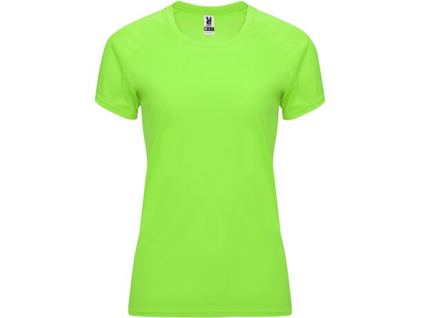 Camiseta BAHRAIN WOMAN Roly verde fluor