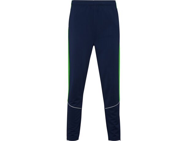 Chándal Evans Roly con cuello alto y laterales a contraste Marino/verde helecho detalle 54