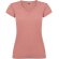 Camiseta de mujer VICTORIA con cuello V Roly naranja clay