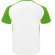 Camiseta BUGATTI Roly blanco/verde helecho