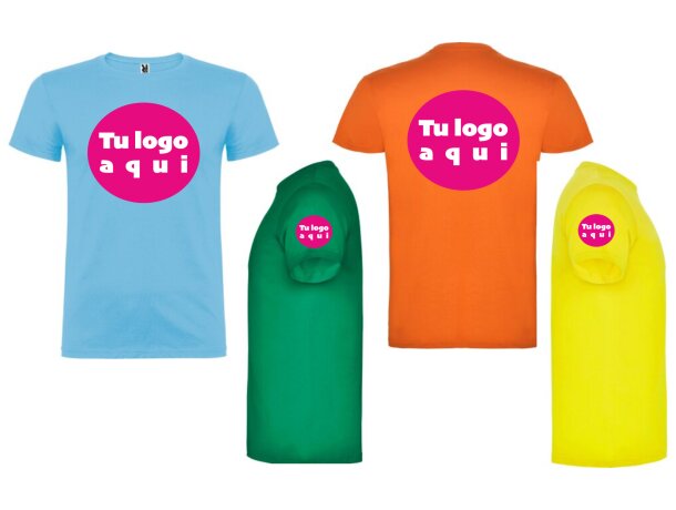 Camisetas impresas para adultos Roly Beagle 155g
