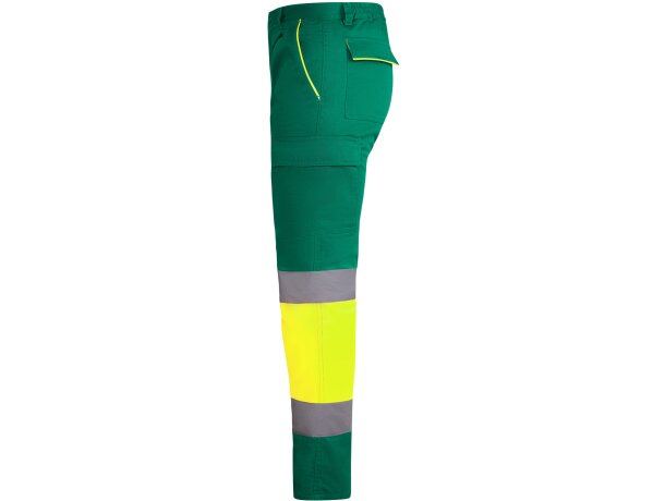 Pantalon invierno ENIX Roly de alta visibilidad verde jardín/amarillo flúor