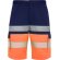 Bermuda Lada Roly alta visibilidad con bandas reflectantes Marino/naranja fluor detalle 16