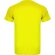 Camiseta técnica MONTECARLO manga corta unisex Roly 135 gr amarillo fluor