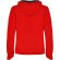 Sudadera URBAN WOMAN Roly con capucha rojo/negro