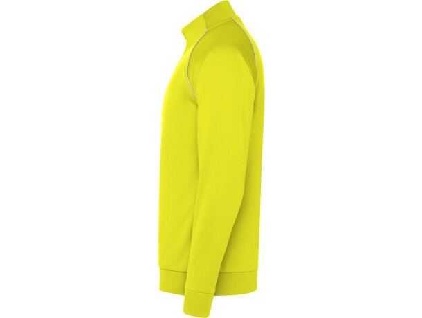Chaqueta deportiva Valier Roly con cremallera y vivo reflectante Amarillo fluor detalle 19