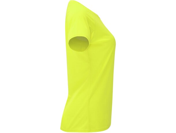 Camiseta BAHRAIN WOMAN Roly amarillo fluor