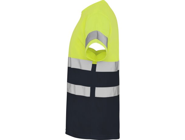 Camiseta DELTA Roly de alta visibilidad marino/amarillo fluor