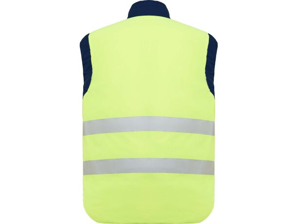 Chaleco reversible PERSEI Roly marino/amarillo fluor