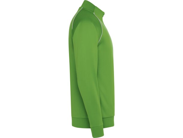 Chaqueta deportiva Valier Roly con cremallera y vivo reflectante Verde helecho detalle 28