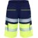 Bermuda Lada Roly alta visibilidad con bandas reflectantes Marino/amarillo fluor detalle 13