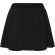 Falda deportiva Serena con tejido reciclado certificado GRS Negro detalle 5