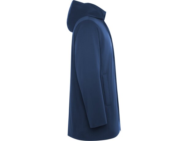 Parka acolchada Dome Roly negra con capucha extraíble unisex Marino detalle 16