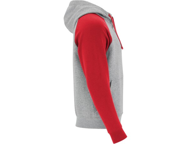 Sudadera BADET Roly gris vigore/rojo