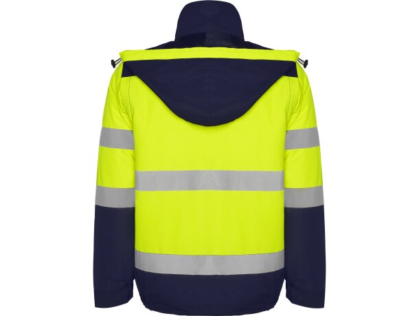 Parka EPSYLON Roly de alta visibilidad marino/amarillo fluor