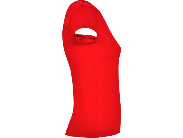 Camisetas personalizadas baratas  Roly Victoria de algodón 155 g rojo