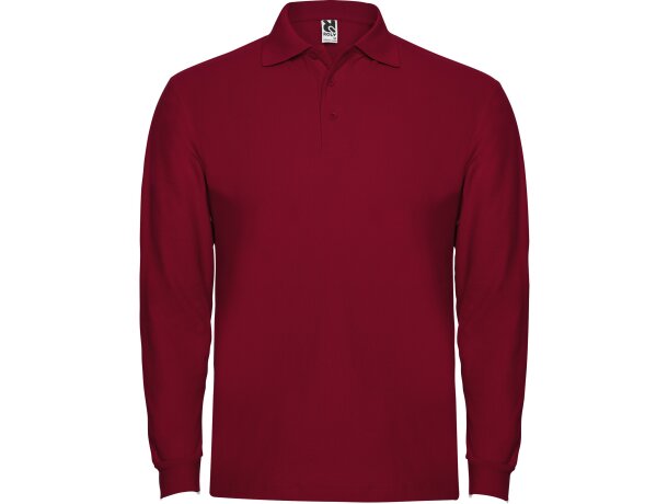 POLO Roly ESTRELLA L/S granate