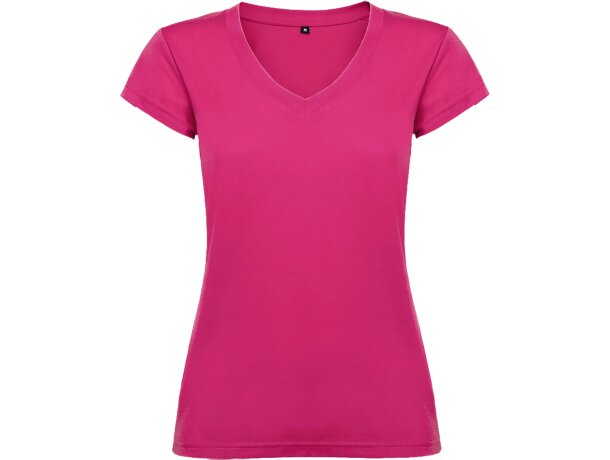 Camisetas personalizadas baratas  Roly Victoria de algodón 155 g roseton